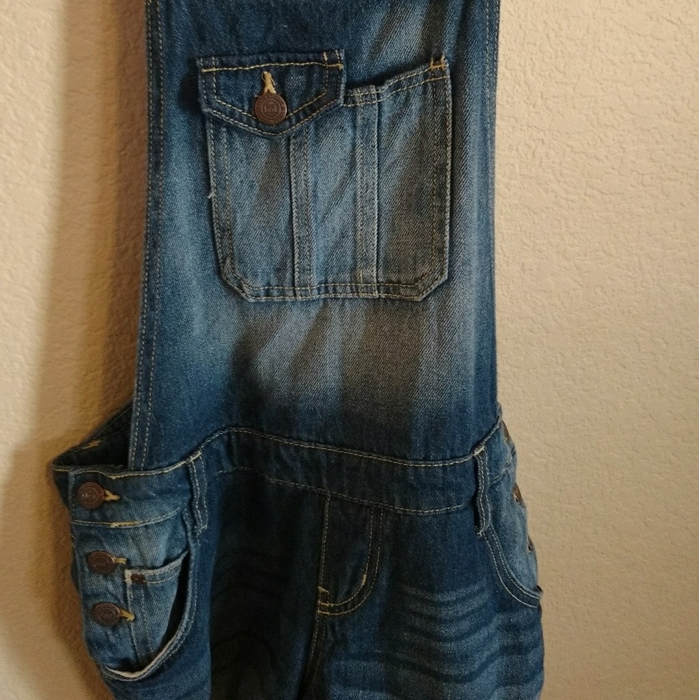 Overalls jean shorts